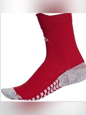 RARE Adidas Traxion Inscims Grip Socks Dark Red Grey Sealed